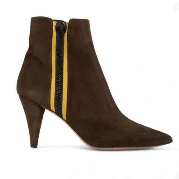 VERONICA BEARD Military Roxie Suede Boot in Brown - Picture 11 of 11